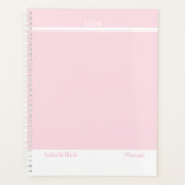 Pale Pink Minimalist Planner (Voorkant)