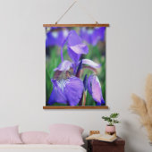 Pale Purple Blue Flag Iris Flower  Hangend Wandkleed (Slaapkamer)