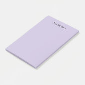 Pale Purple Professional Unique Classical Own Name Post-it® Notes (Schuin)