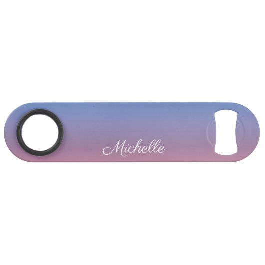 Pale rose et bleu dégradé ombre (Devant (Horizontal))