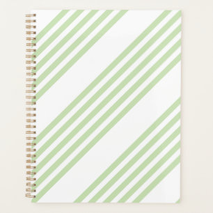 Pale vert et blanc cinq bandes motif