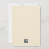 Pale Yellow Rose Birthday Invitation Card (Dos)
