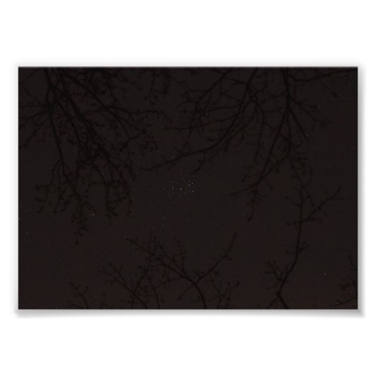 Paleiades (M45) Foto Afdruk (Voorkant)