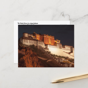 Paleis Potala in Lhasa, Tibet Briefkaart