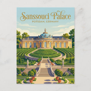 Paleis Sanssouci Duitsland Briefkaart
