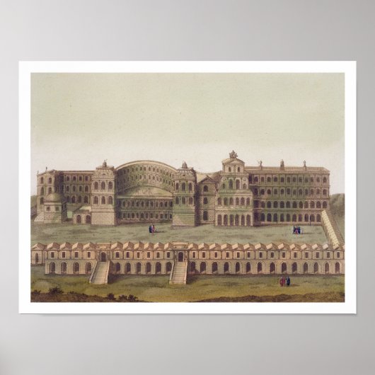 Paleis van de Caesars, Rome, van Le Costume Anci Poster (Voorkant)