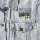 Paleis van de Groothertog Leuchtenberg Vierkante Button 5,1 Cm (In situ)