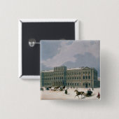 Paleis van de Groothertog Leuchtenberg Vierkante Button 5,1 Cm (Voorkant /achterkant)