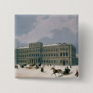 Paleis van de Groothertog Leuchtenberg Vierkante Button 5,1 Cm