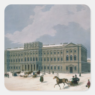 Paleis van de Groothertog Leuchtenberg Vierkante Sticker