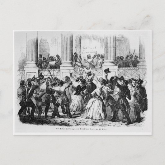 Paleis van de Princes Prussia in Berlijn Briefkaart (Voorkant)