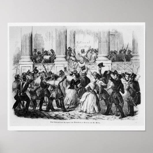 Paleis van de Princes Prussia in Berlijn Poster (Voorkant)