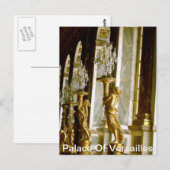 Paleis van de versailleshal van de spiegels van he briefkaart (Voorkant / Achterkant)