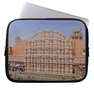 Paleis van de Wind (Hawa Mahal), Jaipur, India, Laptop Sleeve