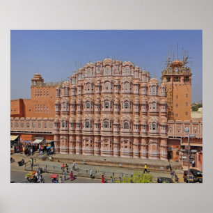 Paleis van de Wind (Hawa Mahal, Jaipur, India, Poster