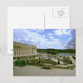Paleis van het briefkaart van de tuin van versaill (Voorkant / Achterkant)