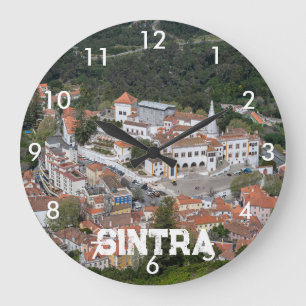 Paleis van Sintra van bovenaf in Sintra, Portugal Grote Klok