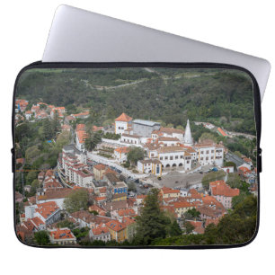 Paleis van Sintra van bovenaf in Sintra, Portugal Laptop Sleeve