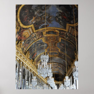 Paleis van Versaille Mirror Hall Frankrijk Poster