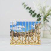 Paleis van Versailles binnenhof door de poort Briefkaart (Staand voorkant)
