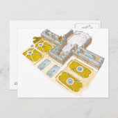 Paleis van Versailles. Frankrijk Briefkaart (Voorkant / Achterkant)