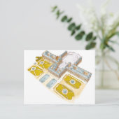 Paleis van Versailles. Frankrijk Briefkaart (Staand voorkant)