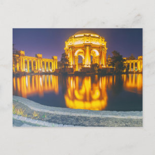Paleis voor Schone Kunst 's Nachts Briefkaart