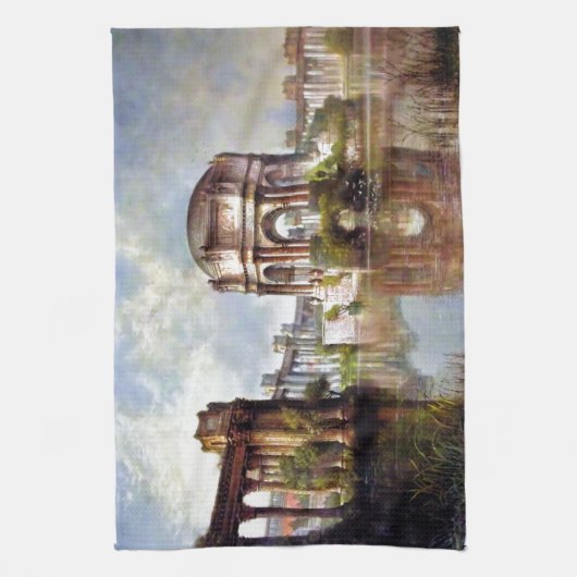 Paleis voor Schone Kunsten San Francisco Theedoek (Verticaal)