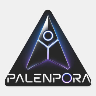 Palenpora-knoppen Driehoek Sticker