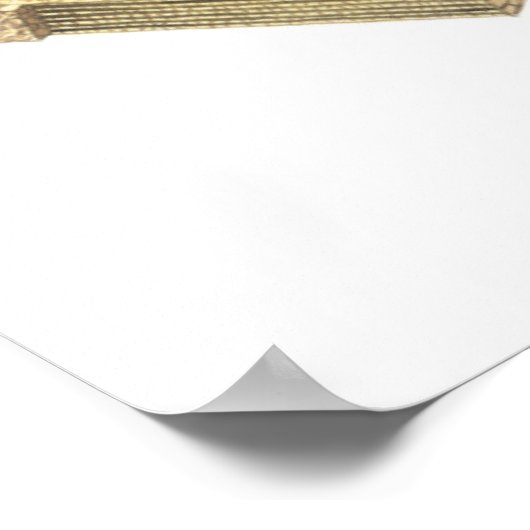 Palenque Mexico. Tempel van de Inscripties Poster (Hoek)