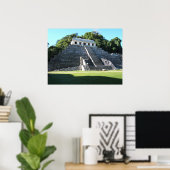 Palenque Temple of Inscriptions Poster (Thuiskantoor)