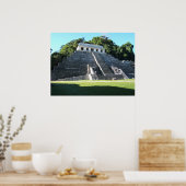 Palenque Temple of Inscriptions Poster (Keuken)