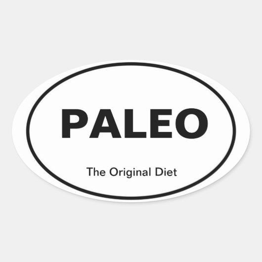PALEO auto sticker (Voorkant)