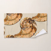 "Paléo-chic" Cleoniceras Cleon Ammonite Fossil (Serviette à main)