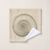 "Paléo-chic" Perisphinctes Ammonites Serviette de  (Gant de toilette)