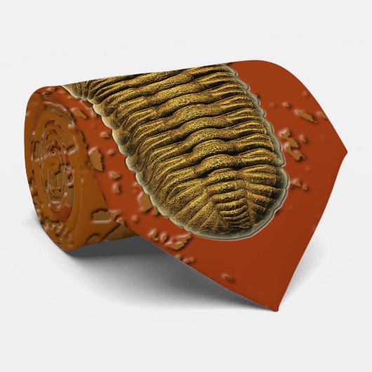 "Paleo-chic" Phacops Rana fossiel trilobiet Stropdas (Opgerold)
