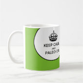 PALEO ! Pop Art Geek Chien Hipster Doberman tasse (Gauche)