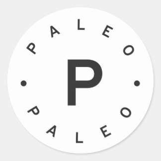 Paleo Ronde Sticker