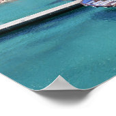 Paleokastritsa Beach, Corfu Poster (Hoek)