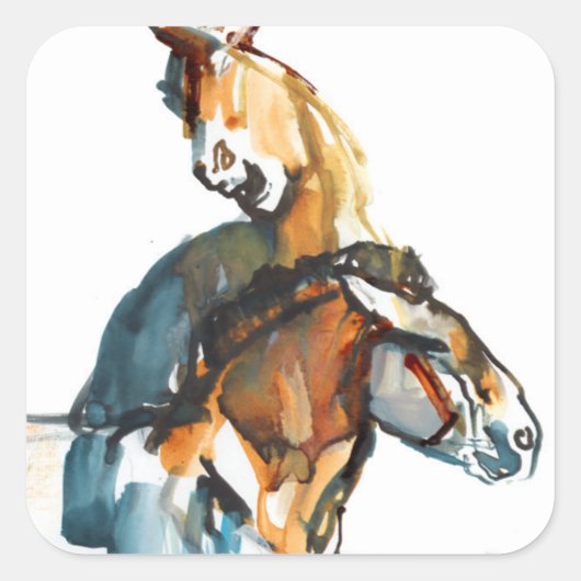 Paleolithisch Vierkante Sticker (Voorkant)