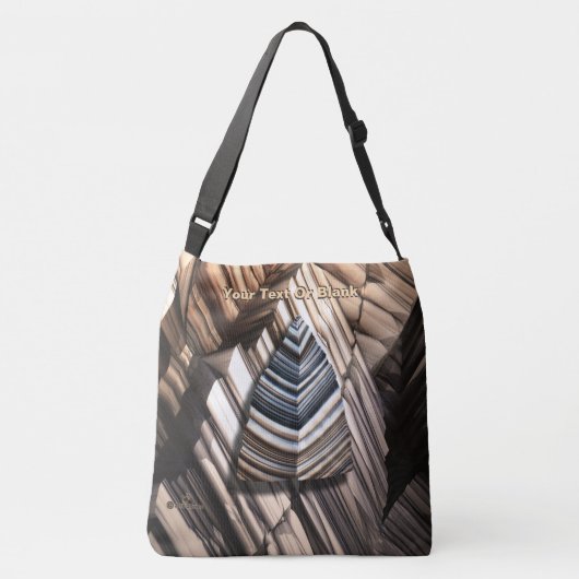 Paleolithische technologie crossbody tas (Achterkant)