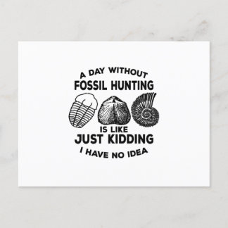 Paleontologen Briefkaart