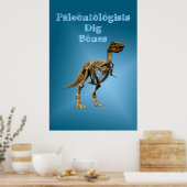 Paleontologen Dig Botten Poster (Keuken)