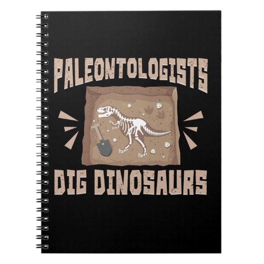 Paleontologen Dig Dinosaurs Notitieboek (Voorkant)