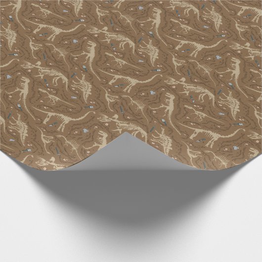 Paleontologie Cadeaupapier (Hoek)