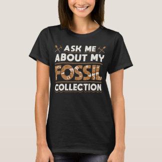 Paleontologie Fossielen Graver Dinosauriërs Vraag T-shirt