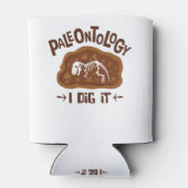 Paleontology I Dig Paleontoloog Dinosaur Bone Blikjeskoeler (Achterkant)