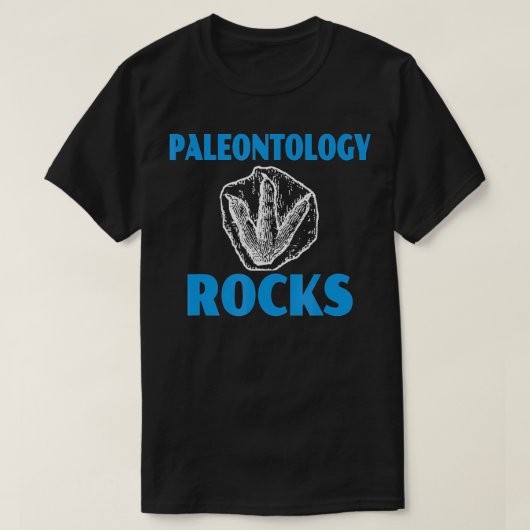 Paleontology Rocks Dinosaur Fossil Science Pun Gif T-shirt (Design voorkant)