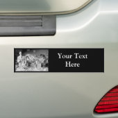 Paleontology Scientist Baby Dinosaur Bumpersticker (Op auto)