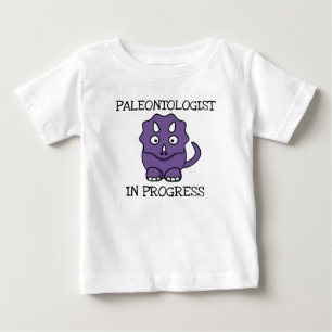 Paleontoloog in Progress Paarse Triceratops